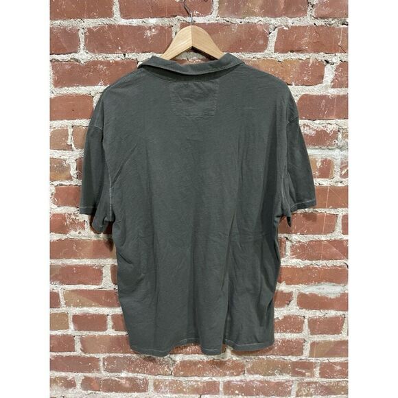 John Varvatos Polo Shirt Mens XL Extra Large Gray Short Sleeve Collar Preppy - Picture 3 of 3